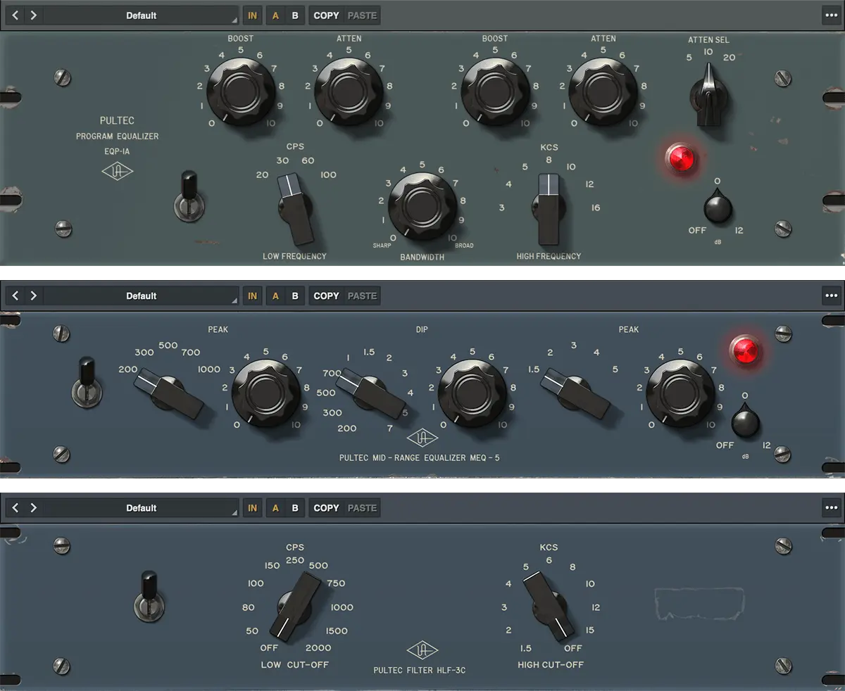 Universal Audio Pultec Passive EQ Collection
